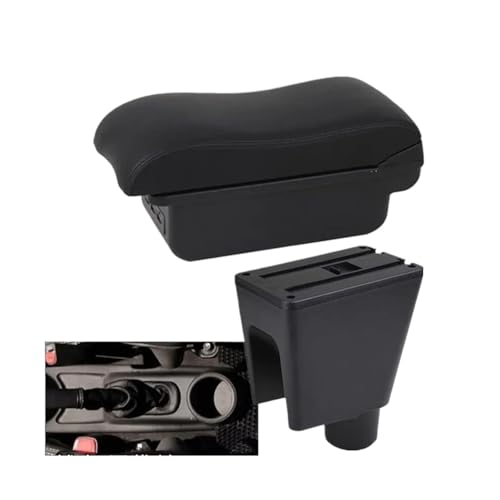 JBPIHZT Für C&hevrolet Für Spark Armlehnenbox Für Spark 3 III Für Aveo Autoarmlehne Innenraumteile Zentrale Aufbewahrungsbox Mit USB(B2 schwarze Linie 3USB) von JBPIHZT