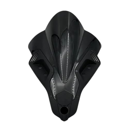 JBPIHZT Für CFMOTO 250 300 SR 250SR 300SR MY22 Motorrad Doppelblasen-Windschutzscheibe WindScreen Spoiler Windabweiser(Matte Black) von JBPIHZT