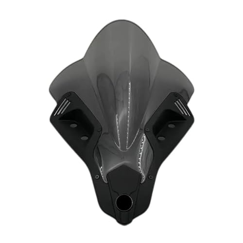 JBPIHZT Für CFMOTO 250 300 SR 250SR 300SR MY22 Motorrad Doppelblasen-Windschutzscheibe WindScreen Spoiler Windabweiser(Matte Gray) von JBPIHZT