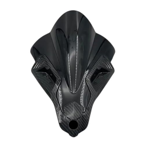 JBPIHZT Für CFMOTO 250 300 SR 250SR 300SR MY22 Motorrad Doppelblasen-Windschutzscheibe WindScreen Spoiler Windabweiser(Ruß) von JBPIHZT