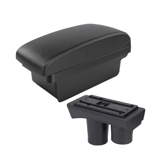 JBPIHZT Für Citroën C2 2003 2004 2005 2006 2007 2008 2009 Armlehnen-Staufach Innenraumzubehör Mit USB(A2 schwarze Linie Kein USB) von JBPIHZT