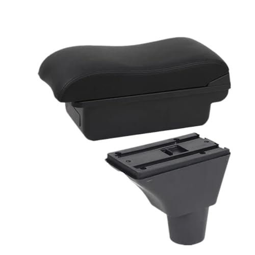 JBPIHZT Für Citroen C3 C4 Armlehnenbox Aufbewahrungsbox Für Die Auto-Armlehne Innenraum-Nachrüstteile(A2 schwarze Linie Kein USB) von JBPIHZT