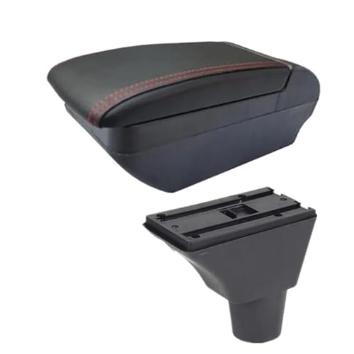 JBPIHZT Für Citroen C3 C4 Armlehnenbox Für Citroen C3 C4 Auto Armlehnenbox Aufbewahrungsbox Innenraum Nachrüstteile(F rote Leitung Kein USB) von JBPIHZT