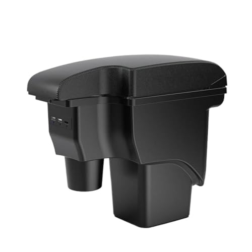 JBPIHZT Für Focus 2 Armlehnenbox Für Focus Mk2 Autoarmlehne Mittelkonsole Aufbewahrungsbox Leder(B2 Artificial leather) von JBPIHZT