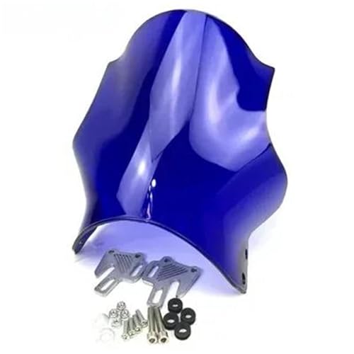 JBPIHZT Für Hornet CB400 CB900 CB919 CB250 CB400SF Spoiler Windabweiser Motorradzubehör Windschutzscheibe WindScreen(Blau) von JBPIHZT