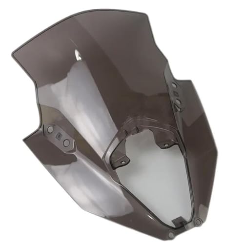 JBPIHZT Für Kawasaki Für Ninja 650 Ex650 ER-6F Er6f 2020 2021 2022 2023 2024 Motorrad Windschutzscheibe Schwarzer Spoiler Deflektor(Braun) von JBPIHZT