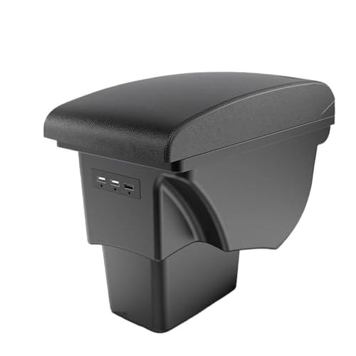 JBPIHZT Für Kia Für Soul 2006 2007 2008 2009 2010-2017 Armlehnen Box Leder Autoinnenausstattung Mittelkonsole Mit USB(B2 Echtleder) von JBPIHZT