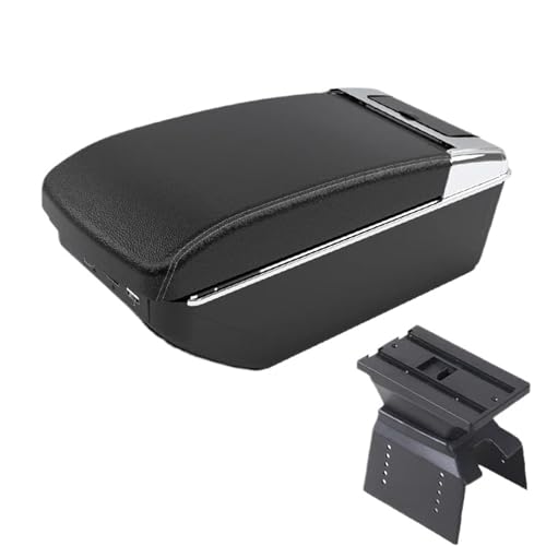 JBPIHZT Für Lada Für Vesta Armaturenbrettbox Für Vesta SW SW Für CROSS SPORT Auto-Armaturenbrett Mittelkonsolen-Armaturenbrett(A3 Schwarz weiß 7USB) von JBPIHZT