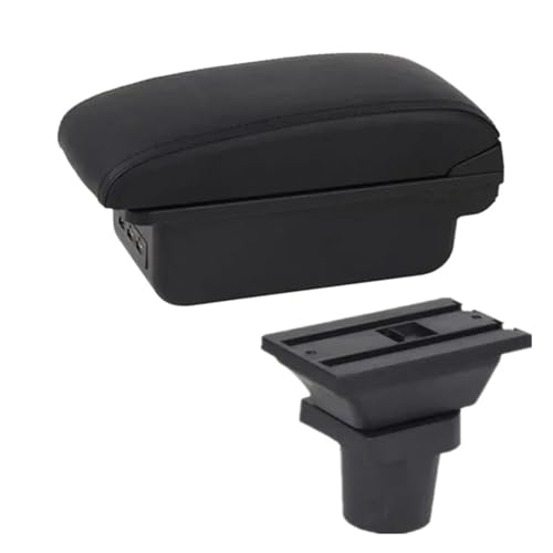 JBPIHZT Für Mitsubishi Für Colt Armlehnenbox Für Mitsubishi Für Colt Z30 Auto Armlehnenbox Aufbewahrungsbox(B2 style black line) von JBPIHZT