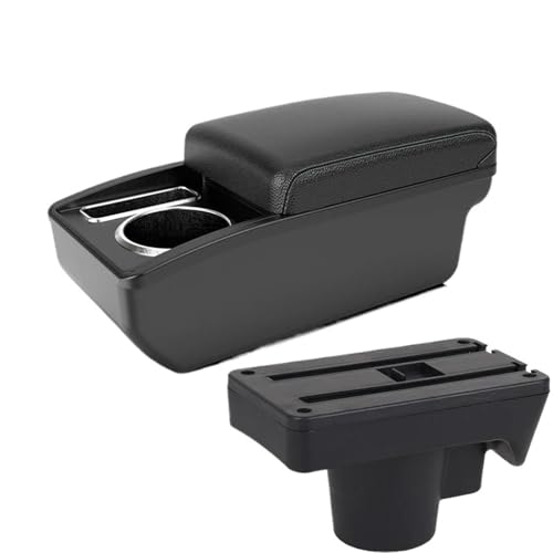 JBPIHZT Für Opel Für Astra Armaturenbrett-Box Für Opel Für Astra H Auto Armaturenbrett-Box 2004-2014 Aufbewahrungsbox Getränkehalter(A3 weiße Linie Kein USB) von JBPIHZT