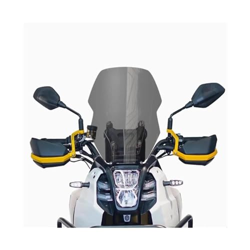 JBPIHZT Für QJMOTOR Für xiao650 SVT650 SVT 650 SVT-650 Motorrad Windschutzscheibe Modifizierte Windschutzscheibe Modifizierte Frontscheibe(GRAU,45CM) von JBPIHZT