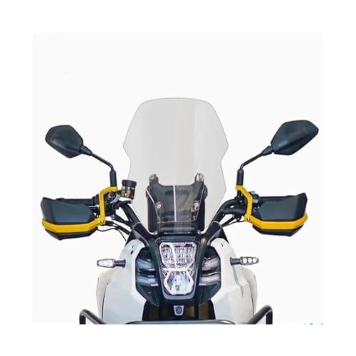 JBPIHZT Für QJMOTOR Für xiao650 SVT650 SVT 650 SVT-650 Motorrad Windschutzscheibe Modifizierte Windschutzscheibe Modifizierte Frontscheibe(Transparent,40CM) von JBPIHZT