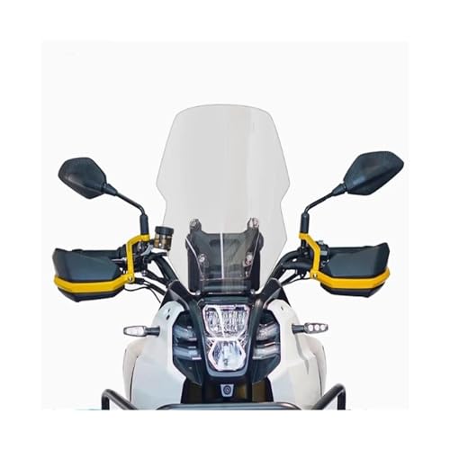 JBPIHZT Für QJMOTOR Für xiao650 SVT650 SVT 650 SVT-650 Motorrad Windschutzscheibe Modifizierte Windschutzscheibe Modifizierte Frontscheibe(Transparent,45CM) von JBPIHZT