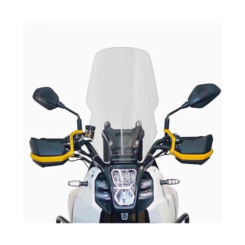 JBPIHZT Für QJMOTOR Für xiao650 SVT650 SVT 650 SVT-650 Motorrad Windschutzscheibe Modifizierte Windschutzscheibe Modifizierte Frontscheibe(Transparent,55CM) von JBPIHZT