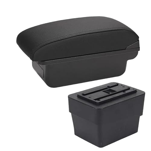 JBPIHZT Für S&koda Für Octavia Mk3 A7 2013 2014 2015 2016 2017 Auto-Armlehnenbox Nachrüstteile Aufbewahrungsbox Auto(C2 Schwarze Linie KEIN USB) von JBPIHZT