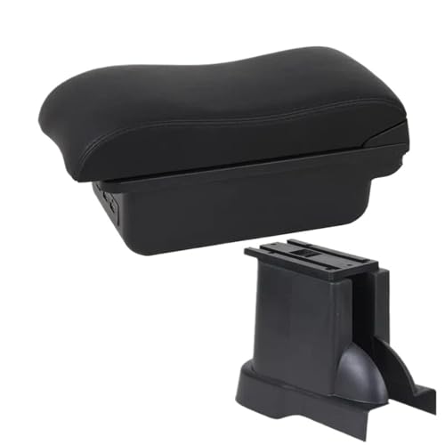 JBPIHZT Für Suzuki Für Alto Armaturenbrett-Ablage Auto-Armstützenzubehör Zentraler Lagerarm Aufbewahrungsboxprodukte Mit USB-Schnittstelle(B2 schwarze Linie 3USB) von JBPIHZT