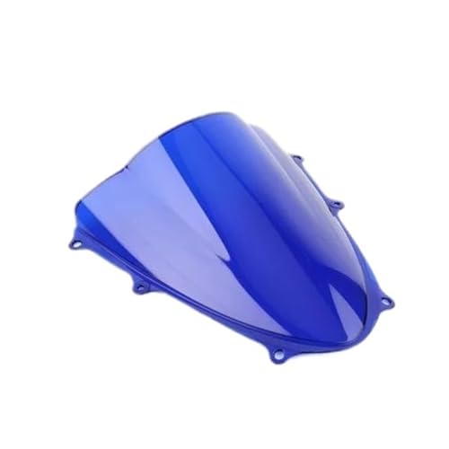 JBPIHZT Für Suzuki GSXR1000 GSX-R GSXR 1000 K9 2009-2016 Doppelblasen-Windschutzscheibe Motorradzubehör Verkleidung Windabweiser(Blau) von JBPIHZT