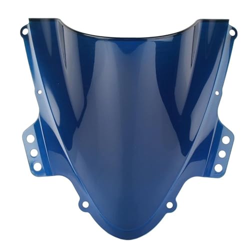 JBPIHZT Für Suzuki GSXR1000 GSX-R1000 GSXR 1000 K5 2005 2006 Motorrad Windschutzscheibe WindScreen Double Bubble(Blau) von JBPIHZT