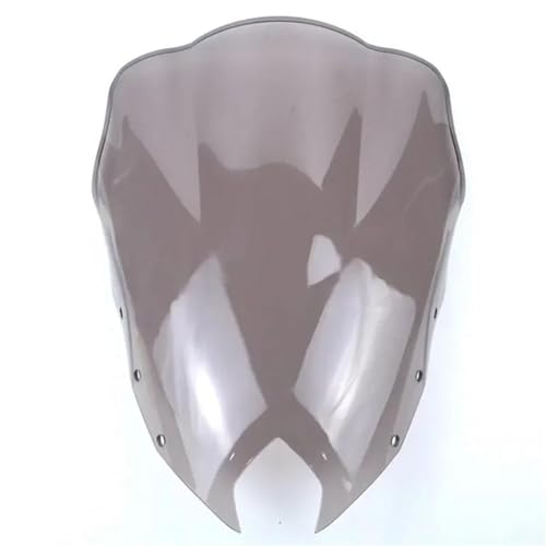 JBPIHZT Für Y&amaha FZS600 FZ6R FZ6-R FZ-6R XJ6 F XJ-6F 2009-2017 Windschutz Bildschirm Windabweiser Double Bubble Windschutzscheibe(Braun) von JBPIHZT
