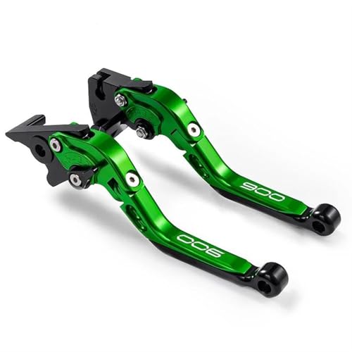 JBPIHZT Kupplungs Für Kawasaki Z900 Z 900 2017-2022 2023 2024 Motorrad Verstellbarer Zusammenklappbarer Einziehbarer Bremshebel-Kupplungshebel Bremshebel(Grün) von JBPIHZT
