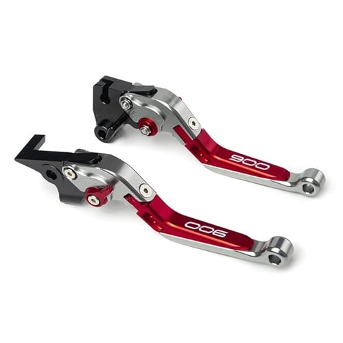 JBPIHZT Kupplungs Für Kawasaki Z900 Z 900 2017-2022 2023 2024 Motorrad Verstellbarer Zusammenklappbarer Einziehbarer Bremshebel-Kupplungshebel Bremshebel(Red Titanium) von JBPIHZT