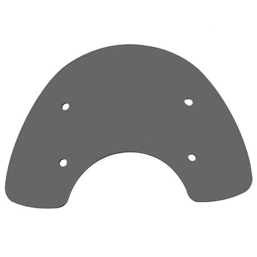 JBPIHZT Motorrad-Frontscheiben-Deflektor-Modifikationszubehör Mit Edelstahlhalterung Für SYM Fiddle4 Fiddle 4 Fiddle-4(Braun,27CM) von JBPIHZT