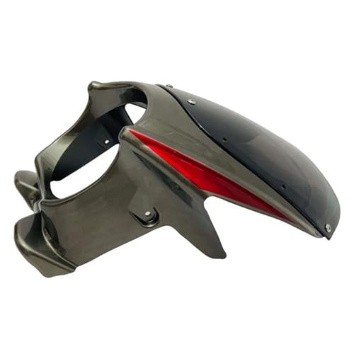 JBPIHZT Motorradverkleidung Modifizierte Schutzabdeckung Abdeckung Zubehör ABS-Material Motorradkopfbedeckung Glatt Passend Für CB400(Gray-red) von JBPIHZT