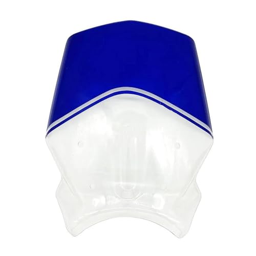 JBPIHZT Motorradzubehör Windschutzscheibe Modifizierte Frontscheibe Erhöhte Windschutzscheibe Verdickt Passend Für CB650R CB1000R(Blue transparent) von JBPIHZT