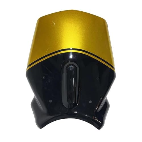 JBPIHZT Motorradzubehör Windschutzscheibe Modifizierte Frontscheibe Erhöhte Windschutzscheibe Verdickt Passend Für CB650R CB1000R(Schwarzes Gold) von JBPIHZT