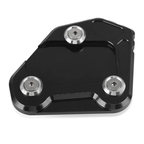 JBPIHZT Unterstützung Standpad-Platte Für B&MW F900GS Adventure F900 F 900 GS 900 GS900 ADV 2024 2025 Motorrad-Seitenständerfußvergrößerungspad Verlängerungsplatte(SCHWARZ) von JBPIHZT