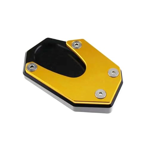 JBPIHZT Unterstützung Standpad-Platte Für Suzuki Für V-Strom 800 DE 2023 – Motorrad-Ständervergrößerung Seitenständer-Verlängerungsplattenpolster Verlängerungsplatte(Gold) von JBPIHZT