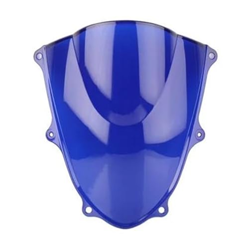 JBPIHZT Windschutzscheibe Für Suzuki GSXR1000 GSX-R GSXR 1000 K17 2017-2021 Doppelblasen Windschirm Motorradzubehör Verkleidung Windabweiser(Blau) von JBPIHZT
