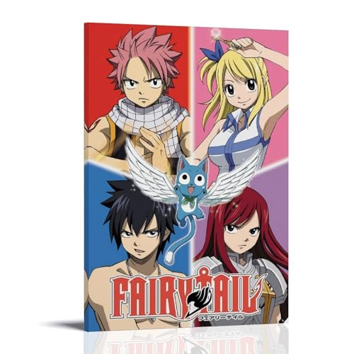 JBQOUOUZ Fairy Tail Heißblüter Anime, klassisches Anime-Poster, Wandkunst, dekoratives Gemälde, Schlafzimmer, Poster, 20 x 30 cm, Rahmenstil JBQOUOUZ Fairy Tail Heißblüter Anime, klassisches Anime-Poster, Wandkunst, dekoratives Gemälde, Schlafzimmer, Poster, 20 x 30 cm, Rahmenstil von JBQOUOUZ