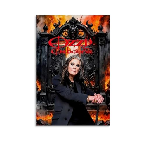 JBQOUOUZ Ozzy Osbourne Musikalbum-Cover, Leinwand-Poster, Wandkunst, dekoratives Gemälde, Poster, 20 x 30 cm, ungerahmter Stil JBQOUOUZ Ozzy Osbourne Musikalbum-Cover, Leinwand-Poster, Wandkunst, dekoratives Gemälde, Poster, 20 x 30 cm, ungerahmter Stil von JBQOUOUZ