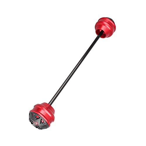JBSM Motorrad Vorder- Und Hinterachse Gleiter Gabel Radschutz Sturzpad Kit Für Suzuki VSTROM V-Strom 1000/XT DL1000 2014-2020 Zubehör (Color : Rear Wheel red) von JBSM