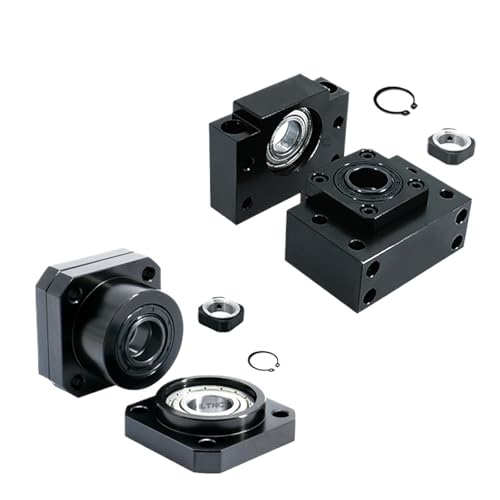 Kugelumlaufspindel-Lagermontage-Stützblock BK10 BF10 BKBF12 EKEF12 FKFF10 FK12 FF12 for 12 mm 16 mm 20 mm CNC-Gravierschraube(FF10) von JBWDWBKJG