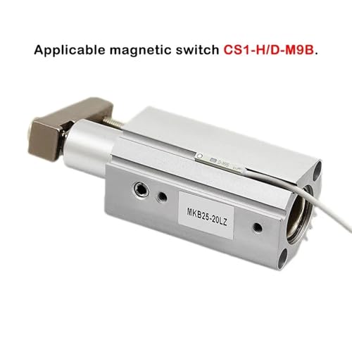 Rotary Cylinder MKB40X10/20/30mm Small Pneumatic 90 Degree Rotation Clamping Rotating Downward Pressure Angle Cylinder(MKB40X10L) von JBWDWBKJG