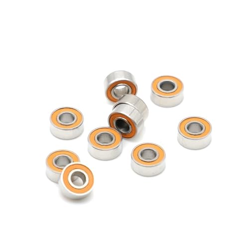 S683RS CB-Lager 3x7x3 mm Edelstahl Hybrid Keramik Hobby Elektro RC Auto LKW Kugellager Orange Dichtung 2 STÜCKE S683RS CB-Lager 3x7x3 mm Edelstahl Hybrid Keramik Hobby Elektro RC Auto LKW Kugellager Orange Dichtung 2 STÜCKE von JBWDWBKJG