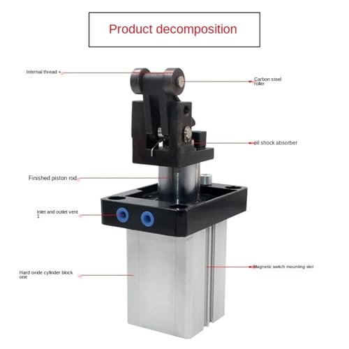 Series Barrier Cylinder Buffer - Selectable Sizes TWH20/32/50/63/80 with Options for Precision Engineering Applications(TWH50-30SK) von JBWDWBKJG