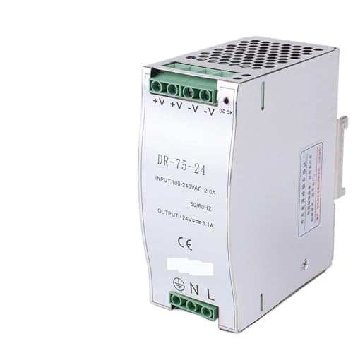 Single output Din rail mounted Switching power supply DR-75W 12V 24V 48V suply ac dc converter for LED Strip other DR-75-48(12V_75W) von JBWDWBKJG