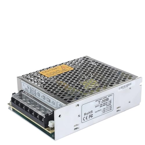 Triple output Switching power supply T-30A 5V 12V -5V ac dc converter T-30B 5V 12V -12V driver Transformer T-30C 5V 15V -15V(T-30B 5V12V-12V) von JBWDWBKJG