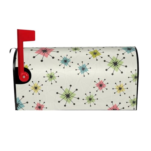 Atomic Stars Pattern Print Cute and Unique Easy to Install Magnetic Mailbox Cover Waterproof Mailbox Decor Atomic Stars Pattern Print Cute and Unique Easy to Install Magnetic Mailbox Cover Waterproof Mailbox Decor von JBYJBX