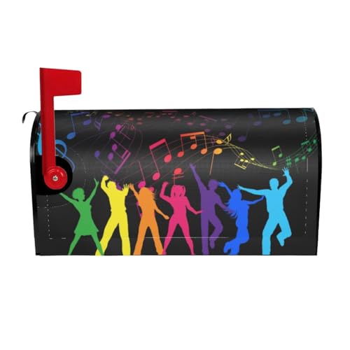 Dance with Music Print Cute and Unique Easy to Install Magnetic Mailbox Cover Waterproof Mailbox Decor Dance with Music Print Cute and Unique Easy to Install Magnetic Mailbox Cover Waterproof Mailbox Decor von JBYJBX
