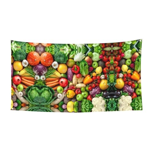 Frisches Obst und Gemüse Druck Hallowmas Party Banner Feiern Urlaub Event Dekoration für drinnen und draußen wiederverwendbar Frisches Obst und Gemüse Druck Hallowmas Party Banner Feiern Urlaub Event Dekoration für drinnen und draußen wiederverwendbar von JBYJBX
