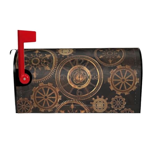 Gears Clock Bronze Century Print Cute and Unique Easy to Install Magnetic Mailbox Cover Waterproof Mailbox Decor Gears Clock Bronze Century Print Cute and Unique Easy to Install Magnetic Mailbox Cover Waterproof Mailbox Decor von JBYJBX
