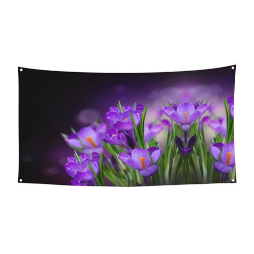 Grüne Blätter und violette Blumen Druck Hallowmas Party Banner Feiern Urlaub Event Dekoration für drinnen und draußen wiederverwendbar Grüne Blätter und violette Blumen Druck Hallowmas Party Banner Feiern Urlaub Event Dekoration für drinnen und draußen wiederverwendbar von JBYJBX