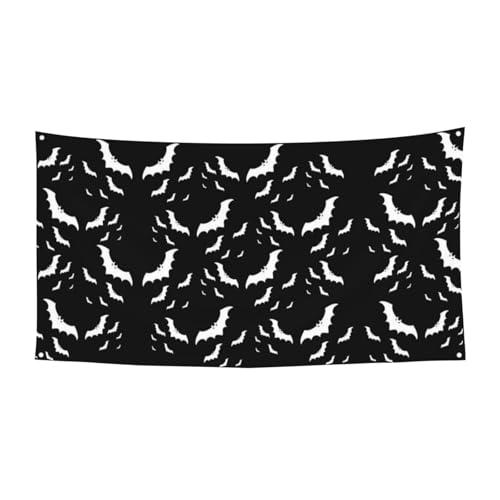 Halloween fliegende Fledermäuse Druck Hallowmas Party Banner Feiern Urlaub Event Dekoration für drinnen und draußen wiederverwendbar Halloween fliegende Fledermäuse Druck Hallowmas Party Banner Feiern Urlaub Event Dekoration für drinnen und draußen wiederverwendbar von JBYJBX