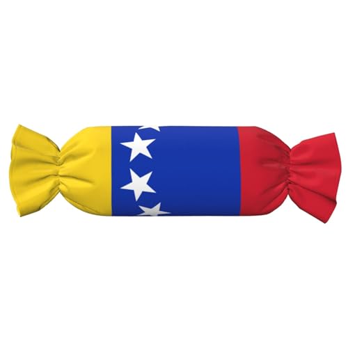 JBYJBX Flagge von Venezuela, bedruckt, Süßigkeiten, zylindrisch, praktisch, vielseitig, bequem, Schlafzimmer, Wohnzimmer, Reisen von JBYJBX