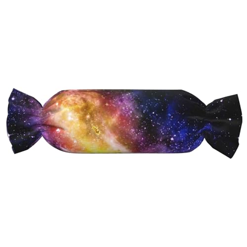 JBYJBX Galaxie im Universum Druck Candy zylindrisches praktisches Kissen vielseitig Komfort Schlafzimmer Wohnzimmer Reisen von JBYJBX