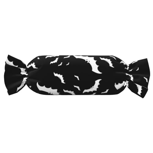 JBYJBX Halloween fliegende Fledermäuse Druck Süßigkeiten zylindrisches praktisches Kissen vielseitig Komfort Schlafzimmer Wohnzimmer Reisen JBYJBX Halloween fliegende Fledermäuse Druck Süßigkeiten zylindrisches praktisches Kissen vielseitig Komfort Schlafzimmer Wohnzimmer Reisen von JBYJBX